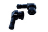 Tire Valves tubeless 90° aluminium CNC YCF black