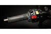 Heated Grips HG 13 Koso 1" + 1 1/8" L=130mm black w. switch