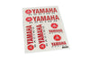 Sticker Sheet Yamaha Racing 33x22cm