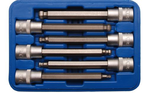 Bit Socket Set BGS 12.5 mm (1/2") drive hex with ball head 5 - 12 mm 6 pcs.