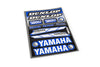 Sticker Sheet Yamaha / Dunlop 33x22cm