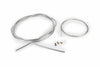 Throttle Cable Kit universal 1.2mm x 2 meters Motoforce Racing chrome