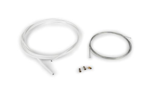 Throttle Cable Kit universal 1.2mm x 2 meters Motoforce Racing white