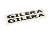 Stickers x2 Gilera 32x4 cm Black