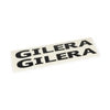 Stickers x2 Gilera 32x4 cm Black
