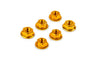 Nuts M6 (x6) gold
