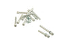 Variator Cover Bolts Peugeot vertical steel / chrome