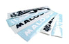 Sticker Malossi "MHR" 17cm white