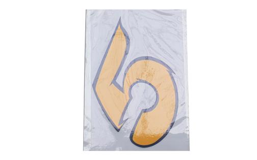 Number Sticker "5" yellow (9cm)