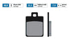 Brake Pads Polini Original Piaggio Zip / Vespa / MP3