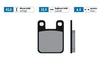 Brake Pads Polini Original Derbi / Peugeot / Rieju
