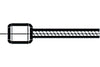 Throttle Cable RMS universal 1.2x3200mm (solder nipple) Vespa