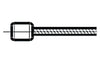 Throttle Cable RMS universal 1.2x3200mm (solder nipple) Vespa