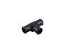 T-connector for coolant hose aluminium black 18mm