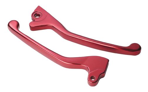 Brake Lever Set (Grimeca) Piaggio Zip / NRG / Runner red