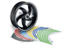 Wheel rim sticker ODF, universal, red