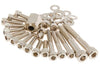 Dress-Up Screw Kit Yamaha BW's NG steel/chrome