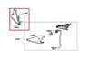 Indicator front right Kymco Agility RS 12 inch