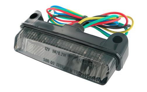 LED Tail Light with indicators Black Line universal