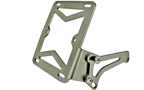 License Plate Holder side-mount grey