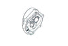 Gearbox / Transmission Cover Kymco Agility 50cc 4-stroke