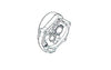 Gearbox / Transmission Cover Kymco Agility 50cc 4-stroke
