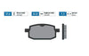 Brake Pads Polini Original GY6
