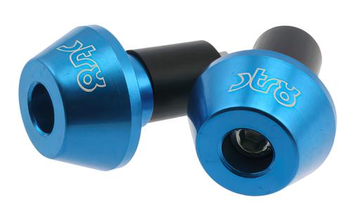 Handlebar Ends STR8 SHORTY blue