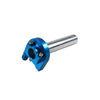 Quick-action throttle CNC blue