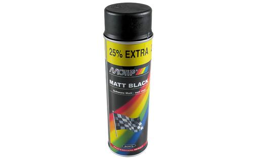 Spray Paint Motip matte black 500ml