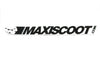 Sticker Maxiscoot 120x14mm black/white