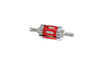 Fuel Filter 6mm chrome/red