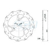 Brake Disc NG Peugeot Speedfight 3 / 4 front