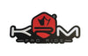 Sticker KRM PRO Ride red