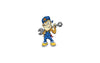 Sticker Lethal Threat Grease Monkey 7x11cm