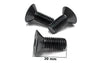 Screws f. brake disc x3 countersunk head M8 x 20mm black