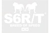 Sticker Stage6 R/T Breed of Speed white