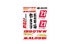 Sticker Malossi Sheet A3