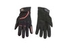 Summer Gloves Trendy Callao black / red