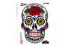 Sticker Mexican Skull 10x12cm