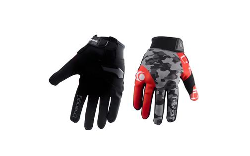 Summer Gloves Trendy Goias Camo grey / red