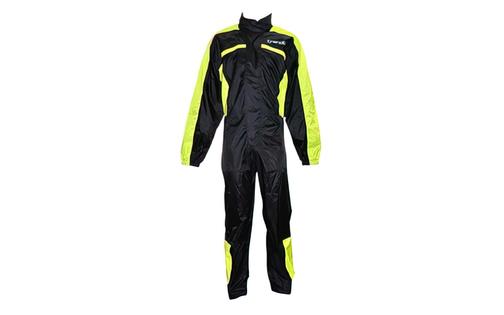 Rain Suit one-piece black / neon yellow