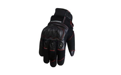 Winter Gloves Trendy Cypress black / red