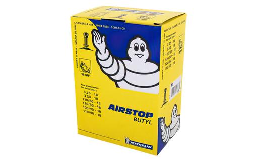 Inner Tube Michelin 18'' 3.25-3.50-100 -110/90-110-120/80X18 straight valve