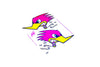 Sticker Woodpecker 14x16cm