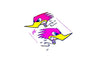 Sticker Woodpecker 14x16cm