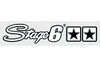 Sticker Stage6 logo 25x4.5cm white