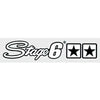 Sticker Stage6 logo 25x4.5cm white