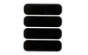 Helmet Stickers reflective (x4) black