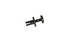 Plastic Rivet w. thread f. fairing d. 5.8mm black